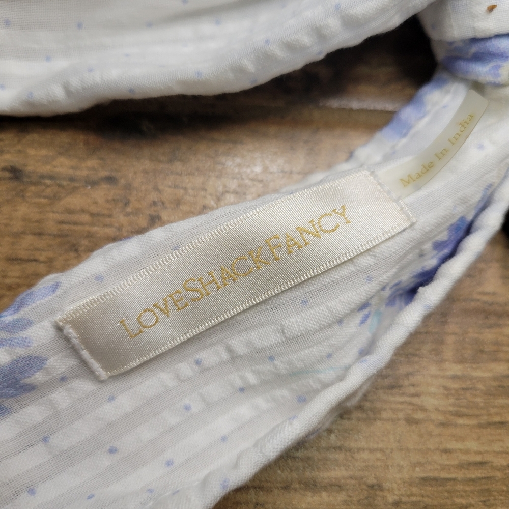 Love Shack Fancy Elisiette Hair Barrette, whisper blue - Picture 7 of 9